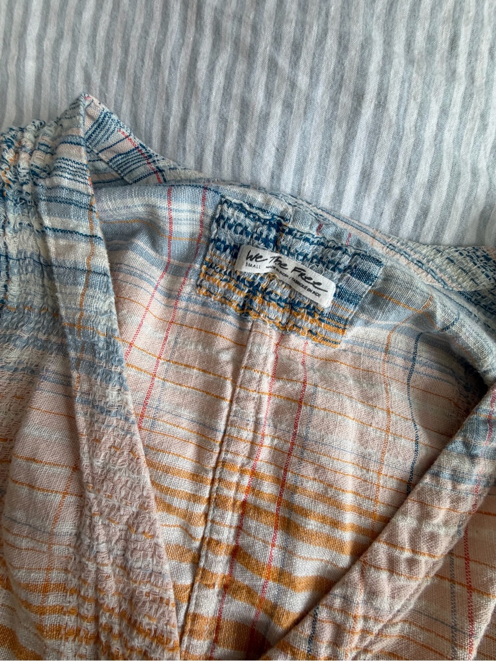 Free People Wrap Around Blouse Size - Picture 3 of 5
